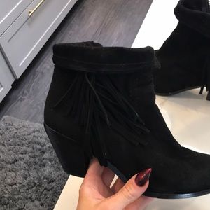 Sam Edelman black suede bootie